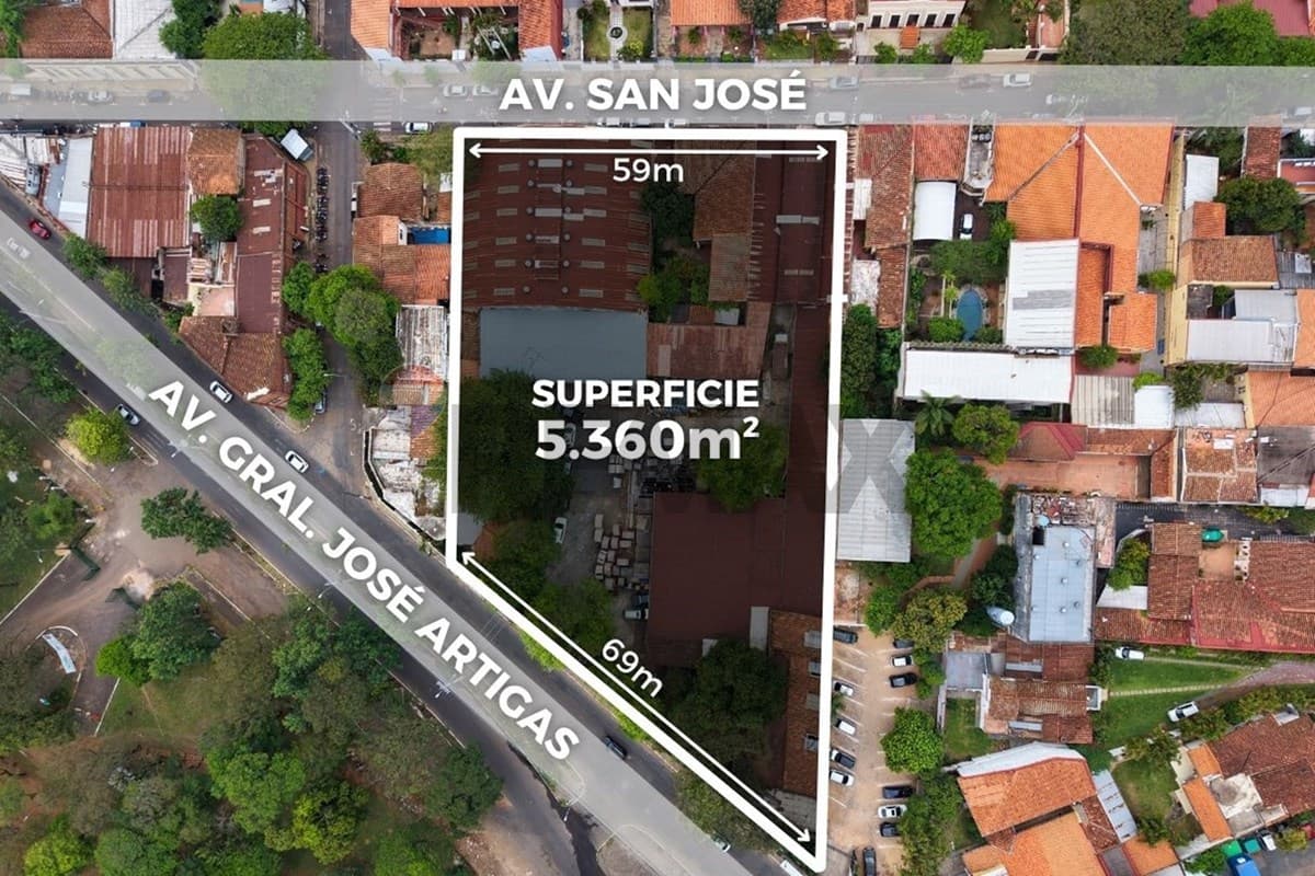 Terreno en Av. Gral. José Gervasio Artigas