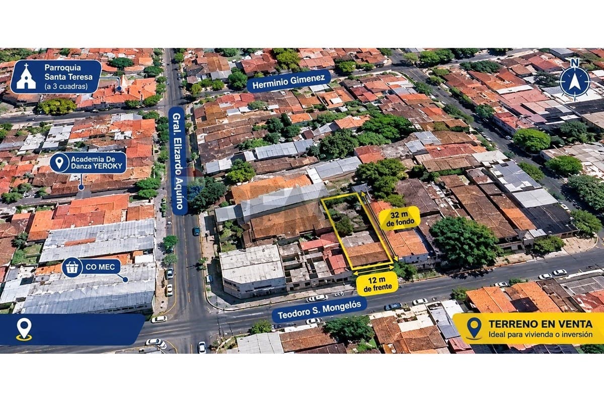 Terreno en Teodoro S. Mongelos casi Gral Aquino - foto 3