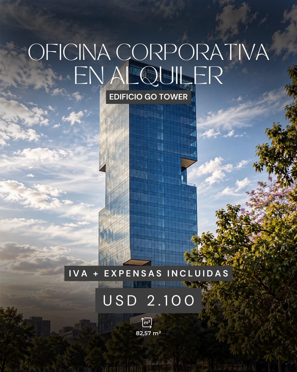Oficina en Edificio GoTower