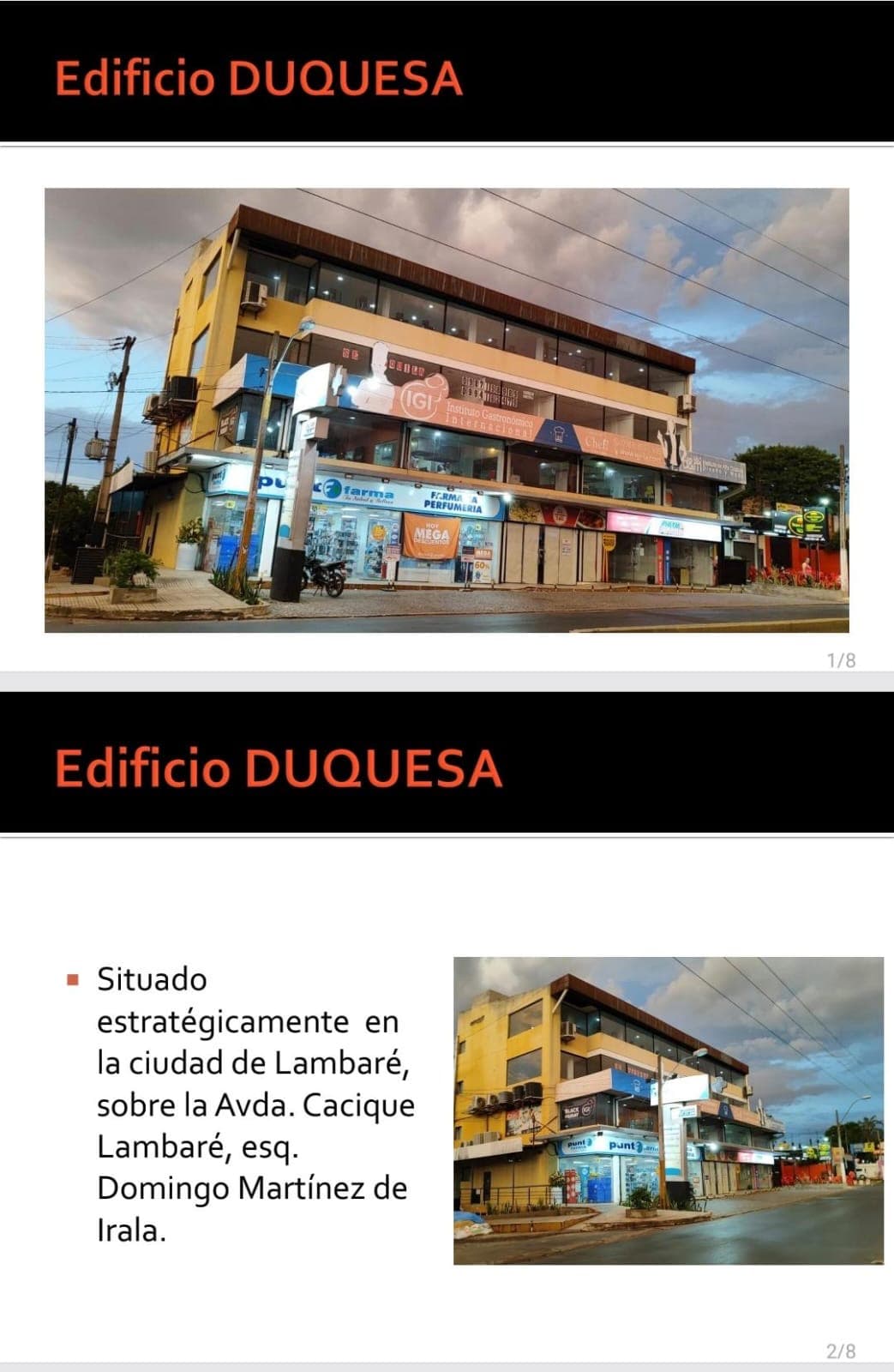 Local comercial en Avenida Cacique Lambare