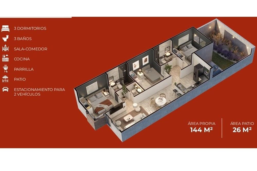 Departamento en Las Misiones - foto 3