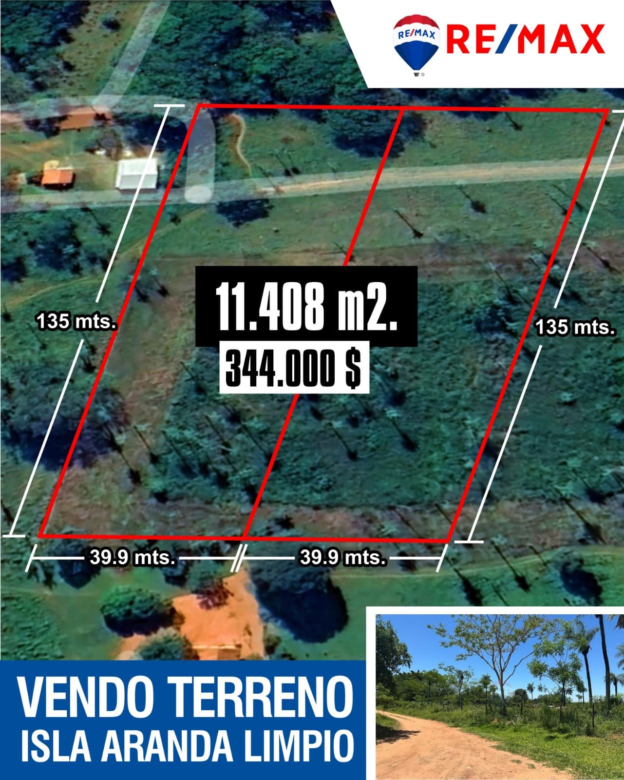 Terreno en Limpio, Central