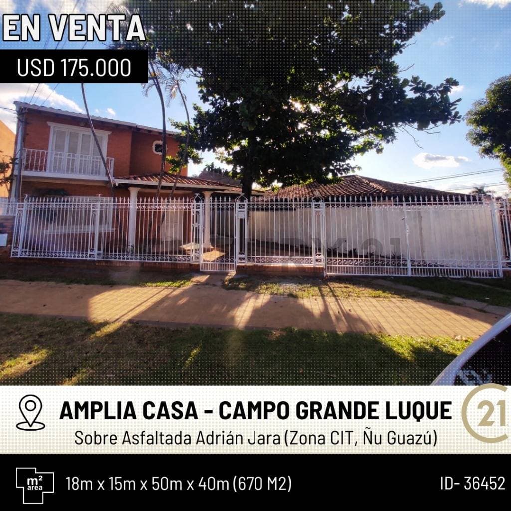 Casa en Adrian Jara & Mayor Tomás Rufinelli