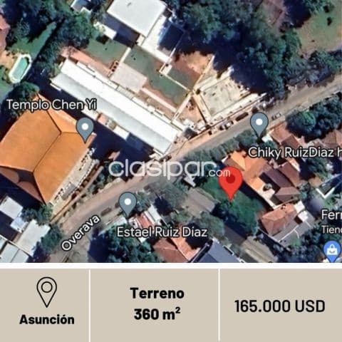 Terreno en Madame Lynch, Asunción